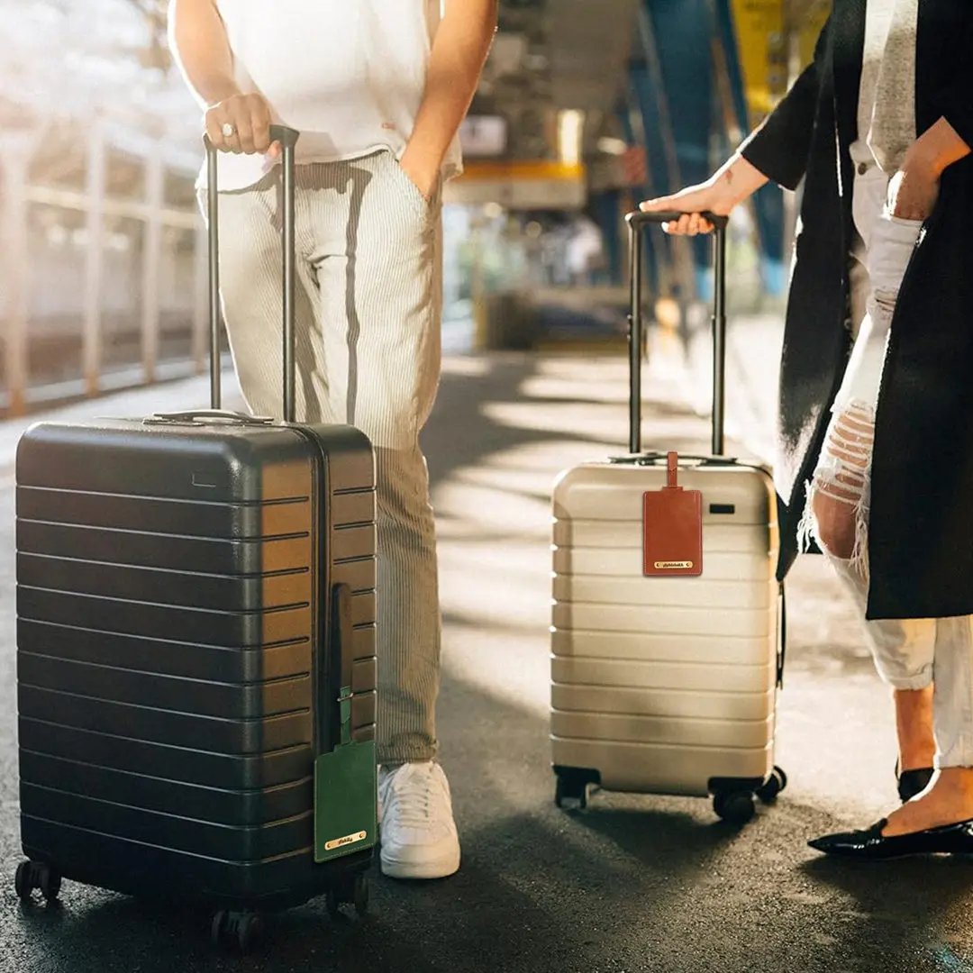 Personalized Name Travel Luggage Tag Couple Gifts - Giftana