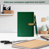 Elegant Personalized Gifts : Office Notebook Diary with Pen Set-Golden - Giftana