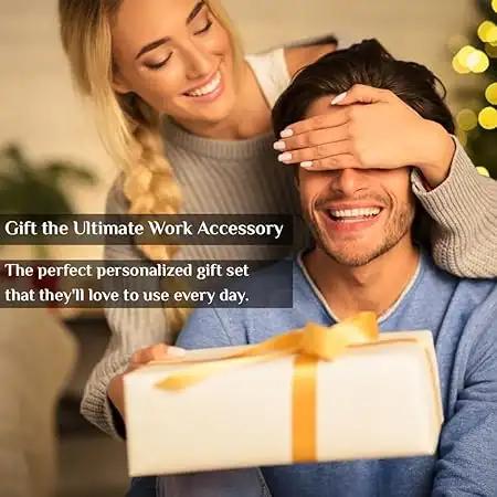 3 in 1 Personalized Diary Pen and Bottle Gift Set - Green - Giftana