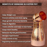 Corporate Gift Hamper : Festive Diwali Set with Copper Pot & Sweets - Giftana