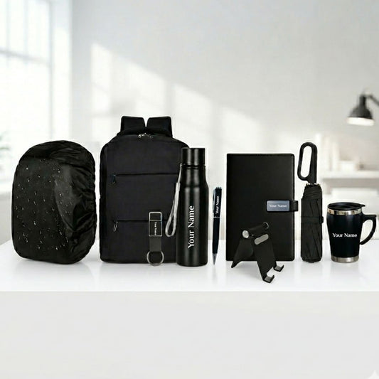 Executive Travel Essentials Gift Set with Laptop Backpack