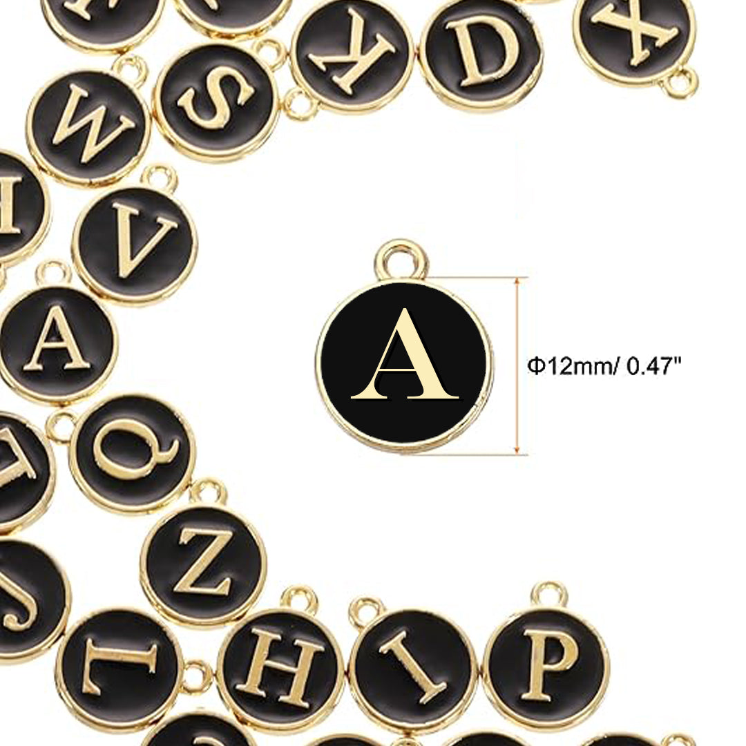 Elegant A to Z Necklace Black : Perfect Necklace Gifts for Every Style - Giftana