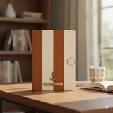 Personalized Zebra A5 Notebook Diary with Name and Charm