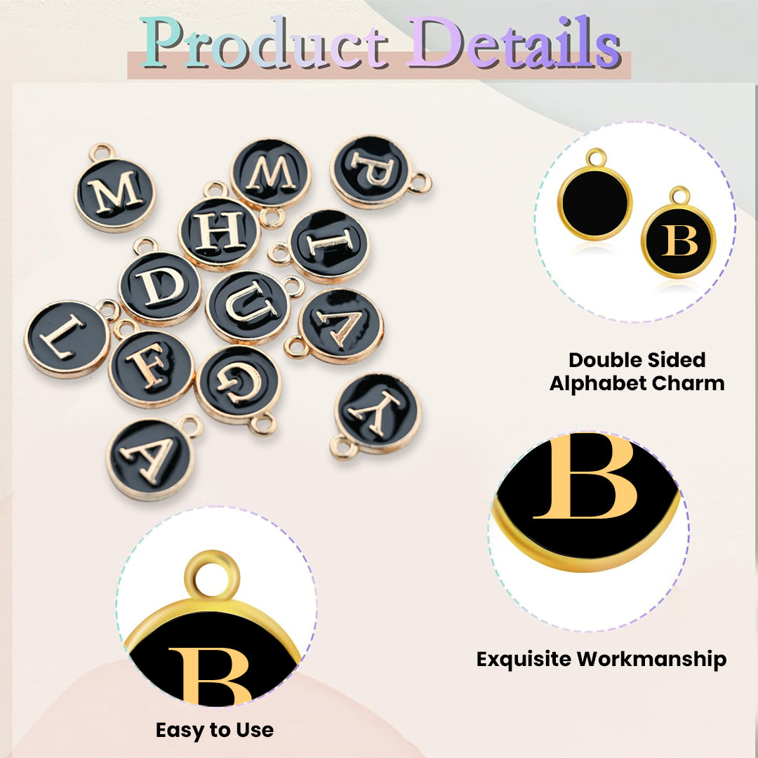 Elegant A to Z Necklace Black : Perfect Necklace Gifts for Every Style - Giftana