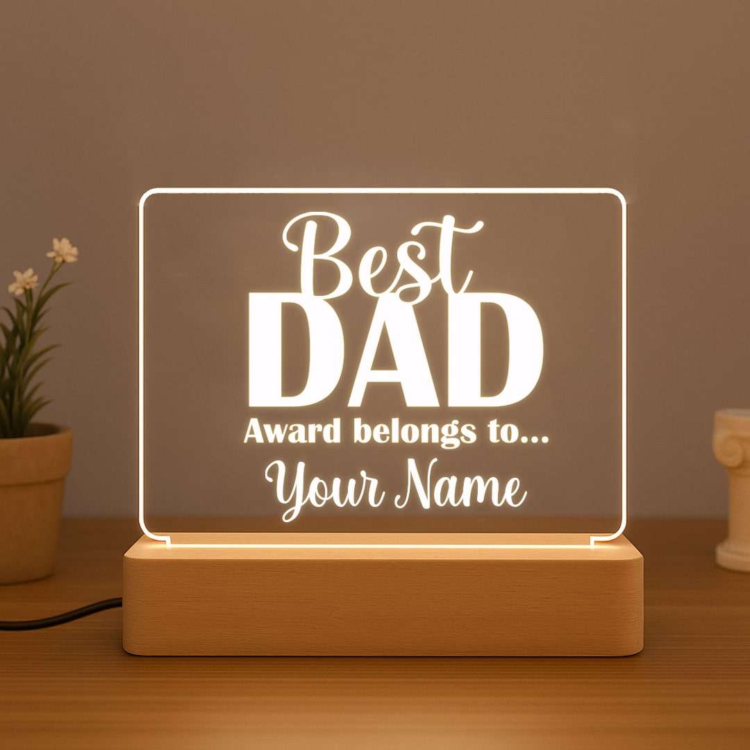best dad award lamp