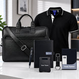 Everyday Executive Laptop Bag Gift Set with Polo T-Shirt