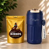 Personalized LED Temperature Tumbler & Chocolate Gift Set