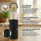 Custom Borosilicate Travel Bottle and Tumbler Drinkware Gift Set