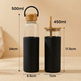 Custom Borosilicate Travel Bottle and Tumbler Drinkware Gift Set