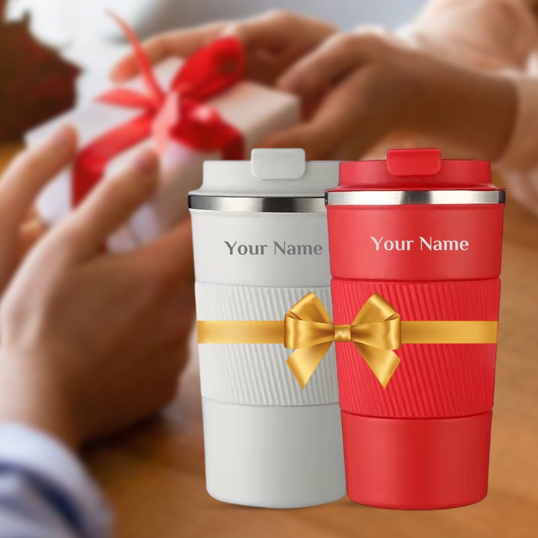 Personalized Gift : Coffee Tumbler Combo for Him & Her - Giftana