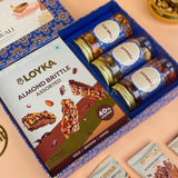 Corporate Diwali Gifts India β Premium Almond Brittle and Dry Fruits Hamper by Giftana