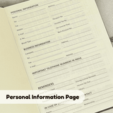 Custom Zebra Journal 4 in 1 Gift Set with Pen Keychain and Card Holder