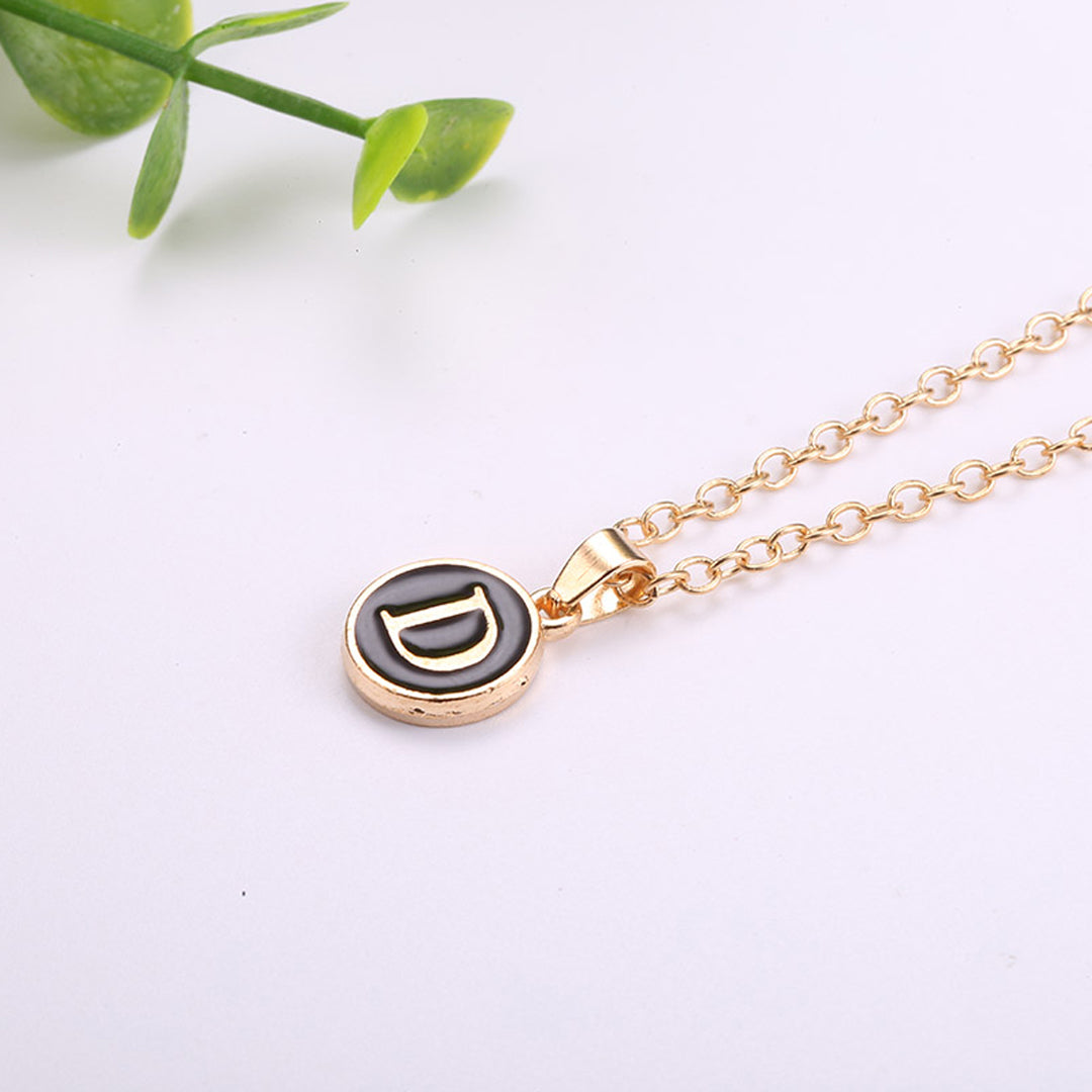 Elegant A to Z Necklace Black : Perfect Necklace Gifts for Every Style - Giftana
