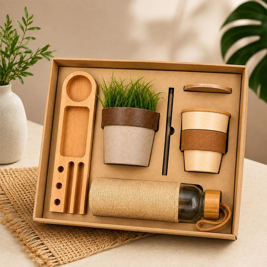 Wooden Desk Gift Set - Giftana