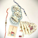Online Rakhi Gift for Brother & Sister | Evil Eye Krishna Rakhi Set