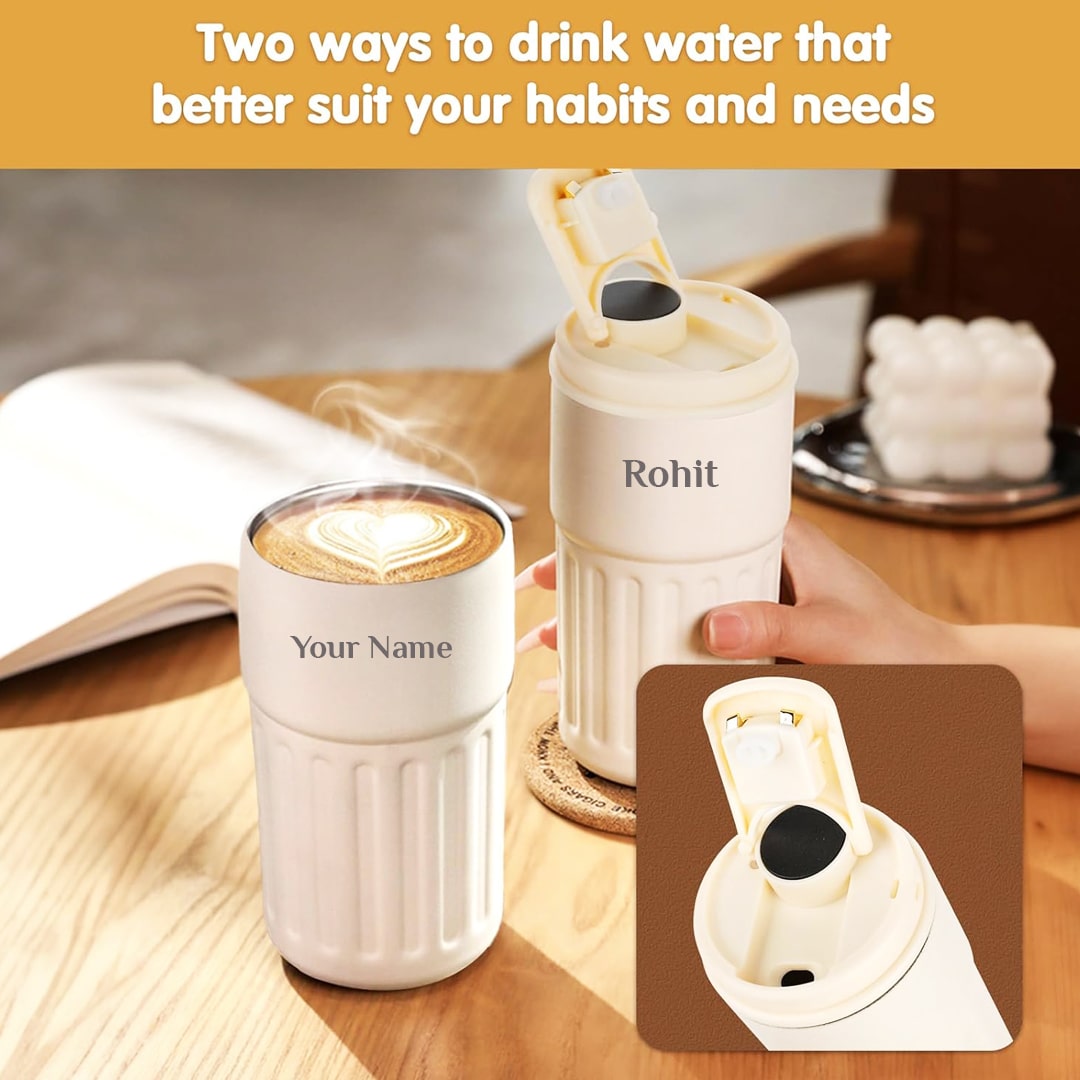 Personalized Gift : Premium LED Display Thermos Flask - Giftana