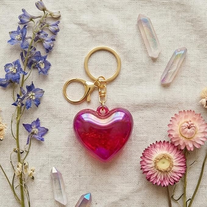Festive Gift Box for Her with Clutch & Heart Keychain
