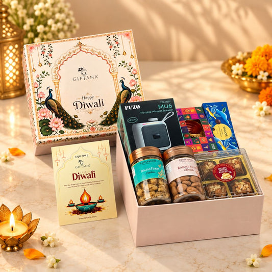 Festive Beats : Diwali Gift Hamper with Wireless Speaker & Gourmet Treats