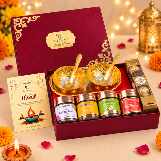 Festive Flavours – Corporate Diwali Gifts with Chocolates, Mukhwas & Serveware
