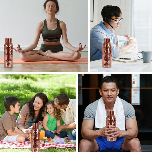 Giftana Copper Water Bottle 750ml - Giftana