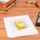 Luxury Gold Bar Paperweight Premium Desk Accessory for Office Decor