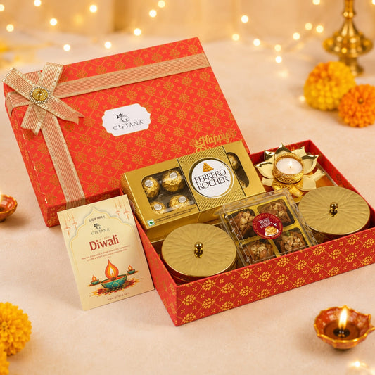 Golden Glow – Premium Diwali Gifts with Festive Treats