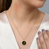 Elegant A to Z Necklace Black : Perfect Necklace Gifts for Every Style - Giftana