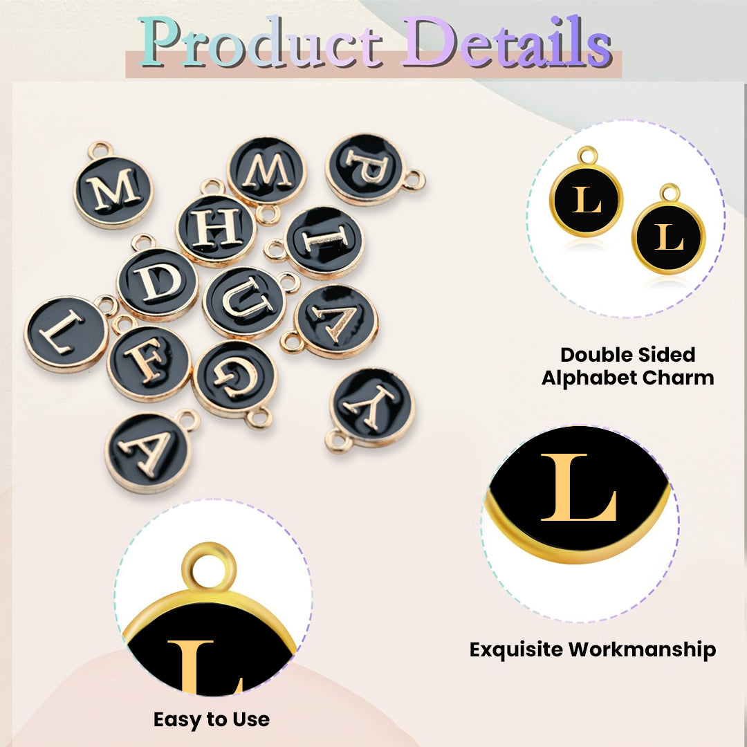 Elegant A to Z Necklace Black : Perfect Necklace Gifts for Every Style - Giftana