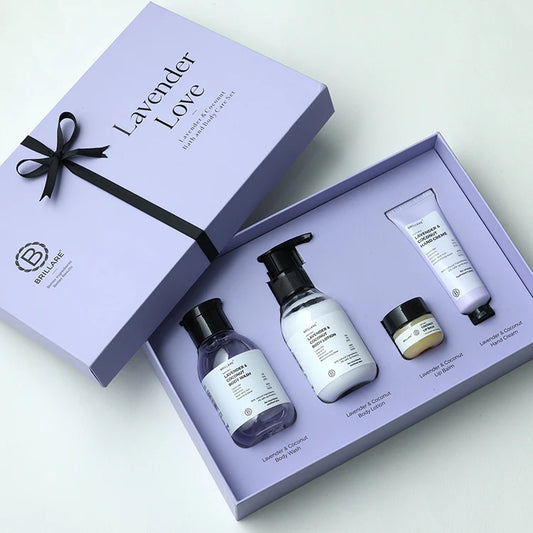 Lavender Love Lavender & Coconut Bath & Body Gift Set for Her