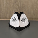 Giftana Lotus Coaster Gifts Set with Engraved Tea & Coffee Quotes