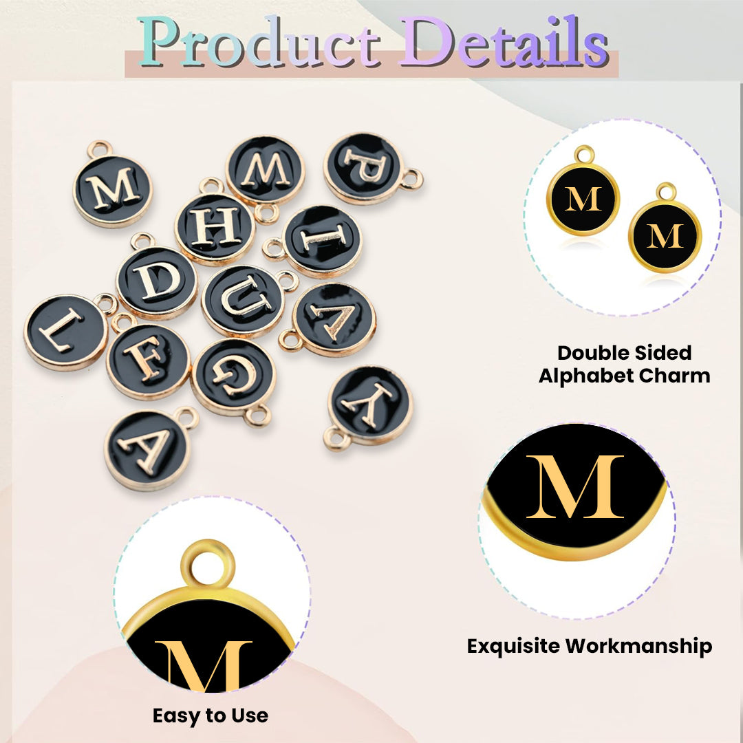 Elegant A to Z Necklace Black : Perfect Necklace Gifts for Every Style - Giftana