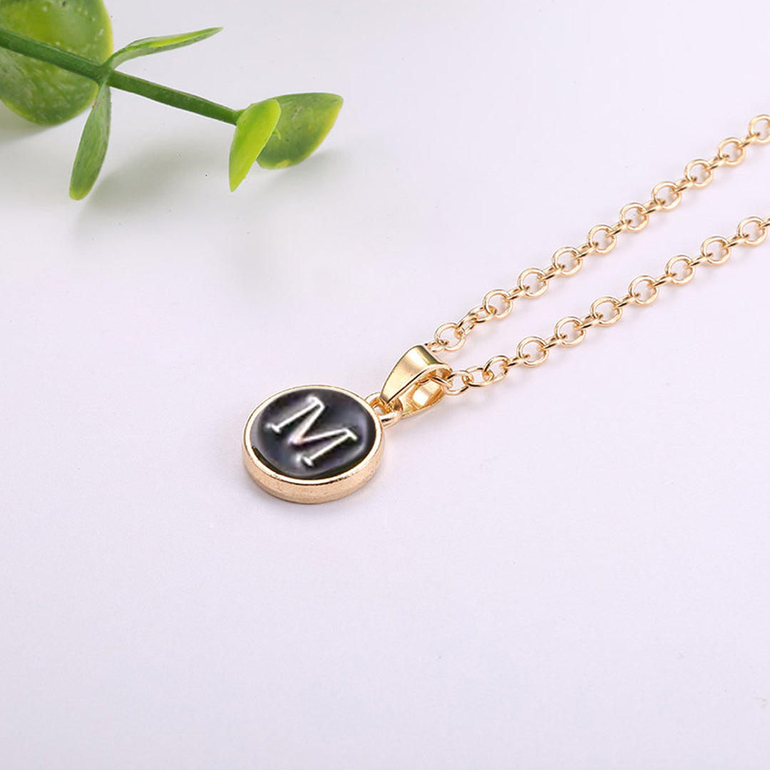 Elegant A to Z Necklace Black : Perfect Necklace Gifts for Every Style - Giftana