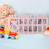My First Year Photo Frame Gift – A Cherished Baby Gift to Treasure Every Milestone - Giftana
