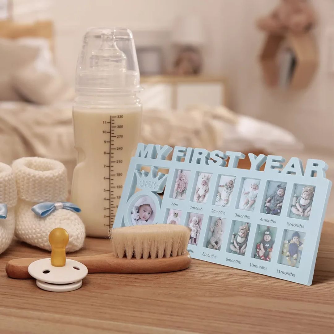 My First Year Photo Frame Gift – A Cherished Baby Gift to Treasure Every Milestone - Giftana