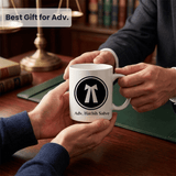 Personalized Advocate Ceramic Coffee Mug Gift for Lawyers