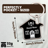 Personalized Couple and Home Keychain Gift Set