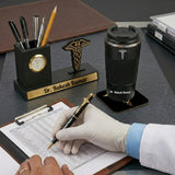 Personalized Doctor Appreciation Gift Set with Desk Organizer
