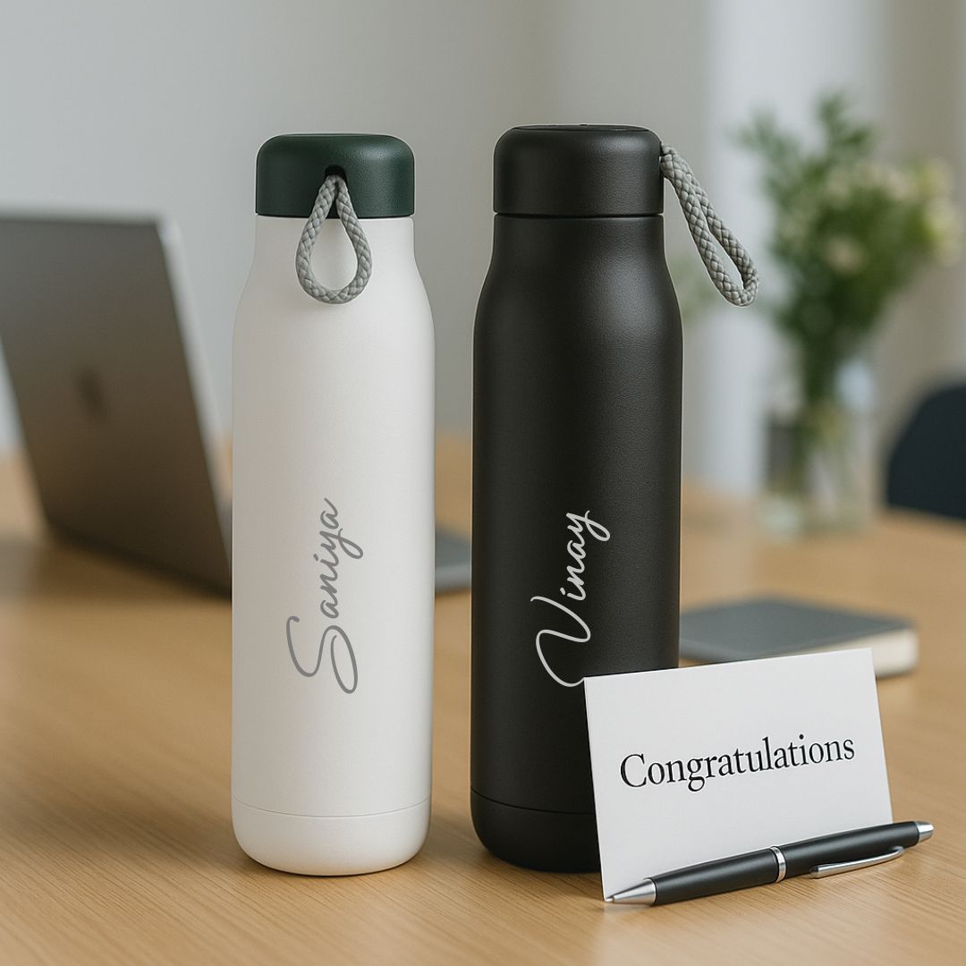 Personalized Hot & Cold Rope Bottle - Combo - Giftana