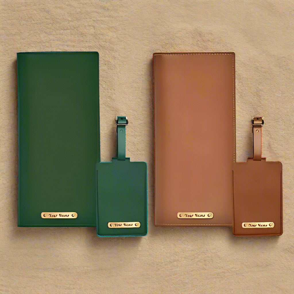 Personalized Name Passport Cover and Luggage Tag - Giftana