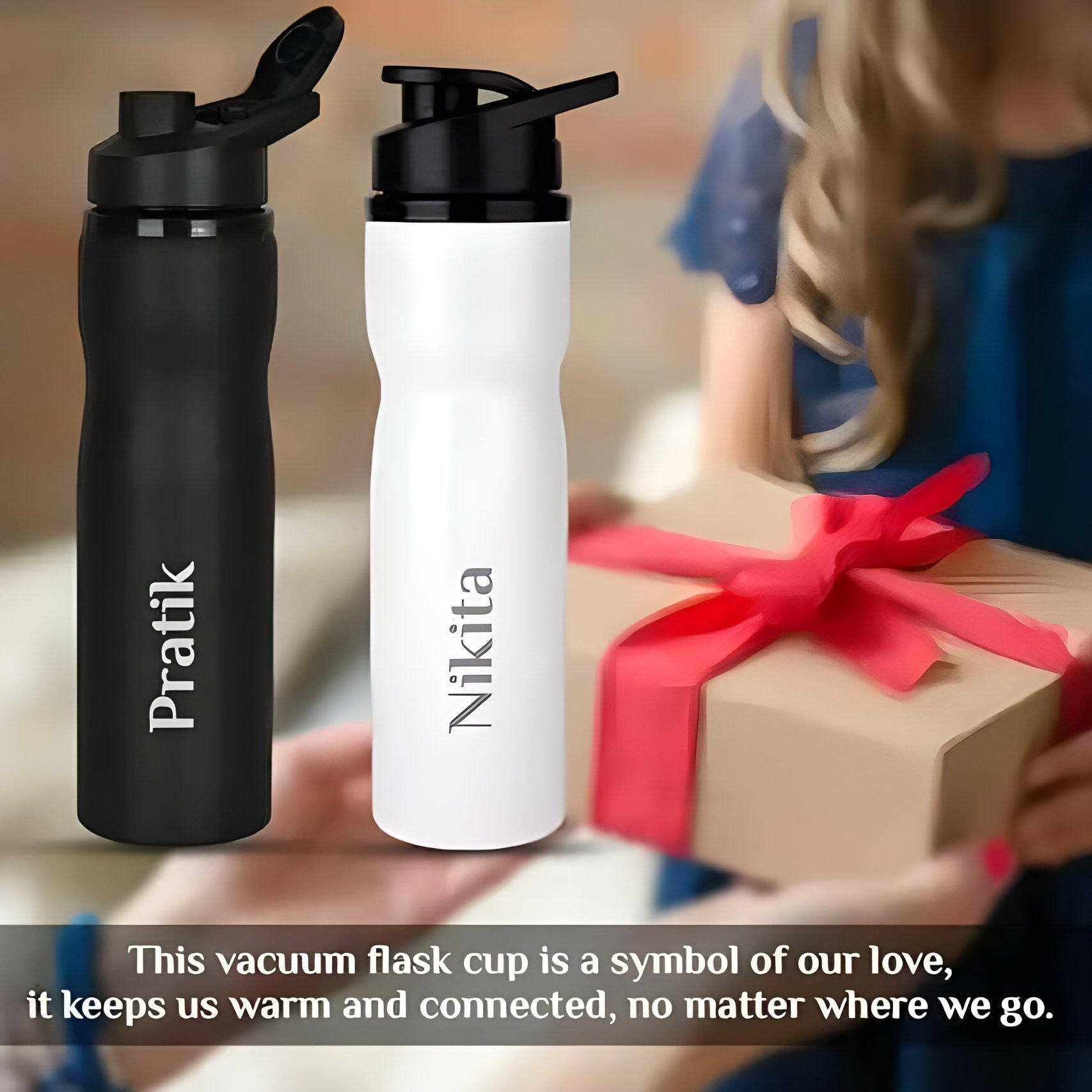 Personalized Sipper Bottle G113 - Combo - Giftana