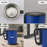 Custom Name Coffee Mug with Lid Modern Drinkware Gift