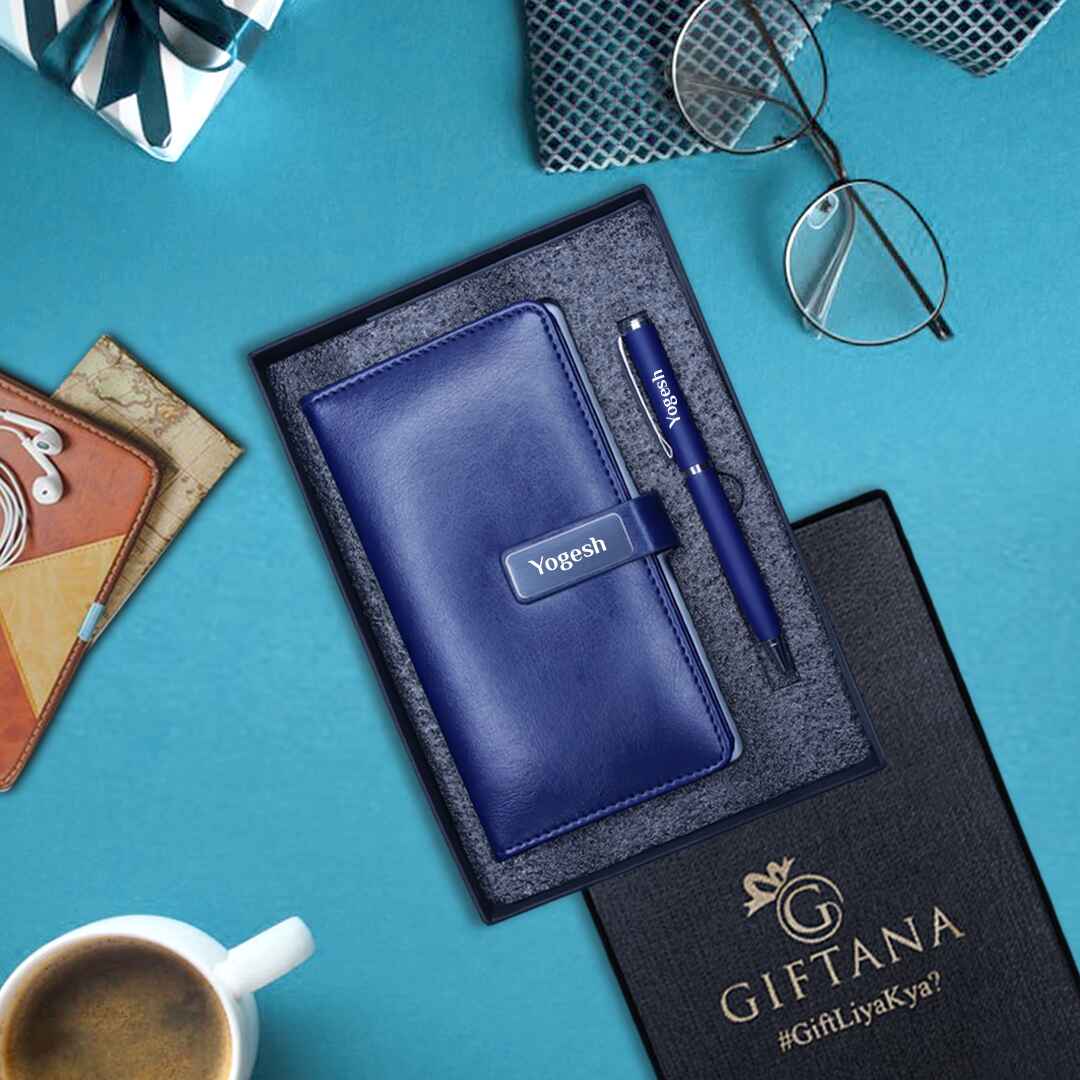 Personalized Mini Diary & Pen Set : A Perfect Personalized Gift - Giftana