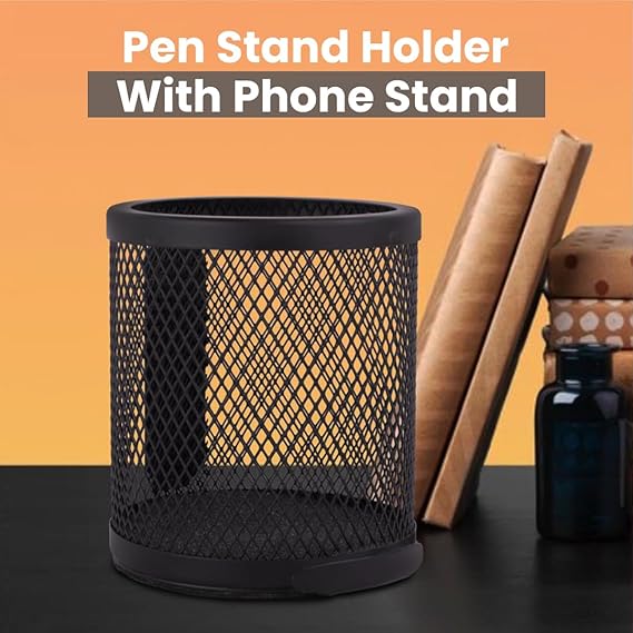 Personalized Pen Stand With Mobile Stand - Giftana