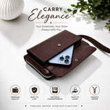 Premium Brown Leather Wallet Gifts for Women