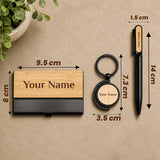 Premium Personalised 3-in-1 Wooden Utility Gift Set
