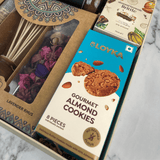 Premium Coffee Lover's Gift Hamper with Big Aroma Diffuser, Cookies & Brownie