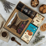 Premium Coffee Lover's Gift Hamper with Big Aroma Diffuser, Cookies & Brownie