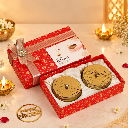 Premium Diwali Dry Fruit Gift Box with Italian Herbs Cashews & Almonds
