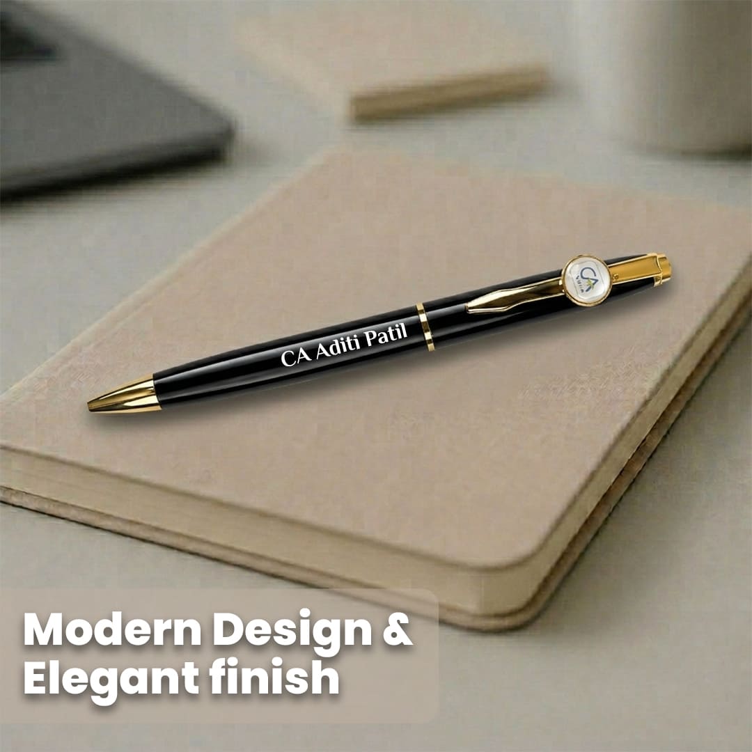 Premium CA Logo Pen with Name Engraving