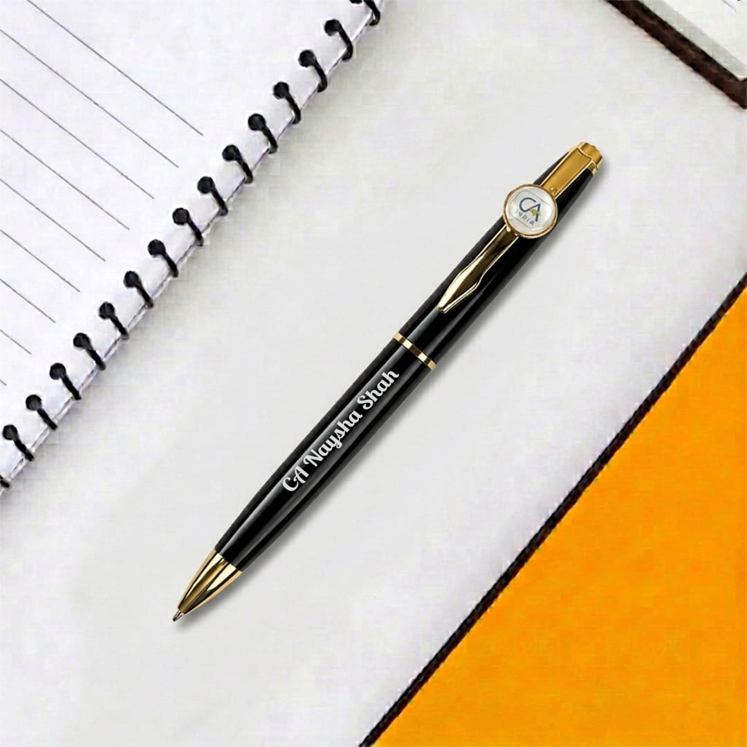 Premium CA Logo Pen with Name Engraving